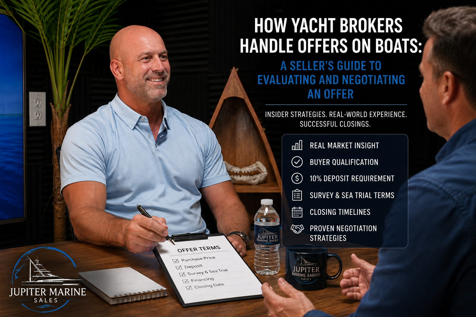 How Yacht Brokers Handle Offers on Boats: A Sellerâs Guide to Evaluating and Negotiating an Offer